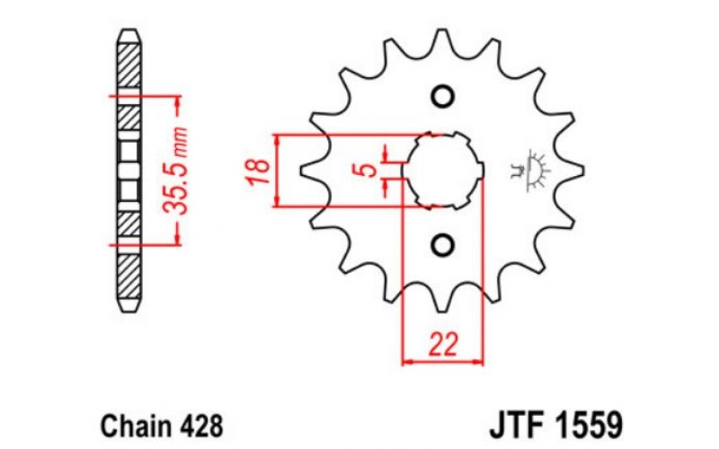 JT звезда передняя JTF1559