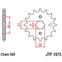 JT звезда передняя JTF1573