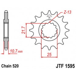 JT звезда передняя JTF1595