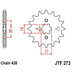 JT звезда передняя JTF273
