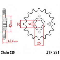 JT звезда передняя JTF291