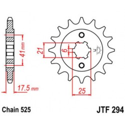JT звезда передняя JTF294