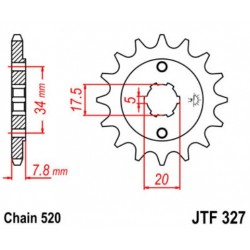 JT звезда передняя JTF327