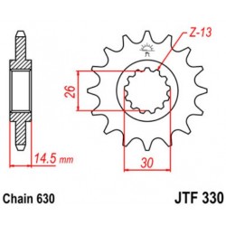 JT звезда передняя JTF330