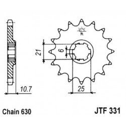 JT звезда передняя JTF331