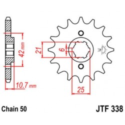 JT звезда передняя JTF338