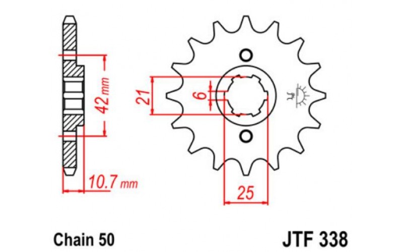 JT звезда передняя JTF338