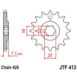 JT звезда передняя JTF413