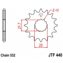 JT звезда передняя JTF440