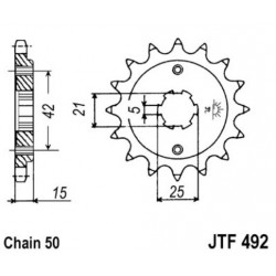 JT звезда передняя JTF492