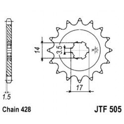 JT звезда передняя JTF505