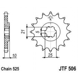 JT звезда передняя JTF506