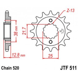 JT звезда передняя JTF511