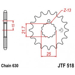 JT звезда передняя JTF518