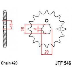 JT звезда передняя JTF546