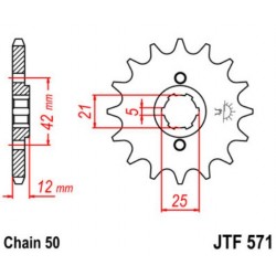 JT звезда передняя JTF571