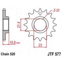 JT звезда передняя JTF577
