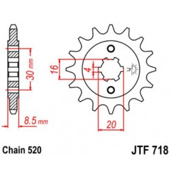 JT звезда передняя JTF718