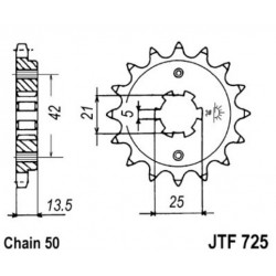 JT звезда передняя JTF725
