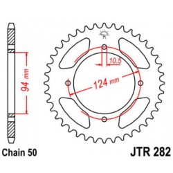 JT звезда задняя JTR282