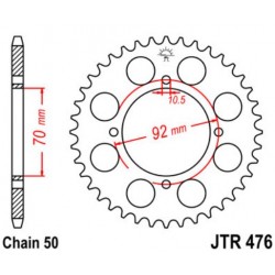 JT звезда задняя JTR476