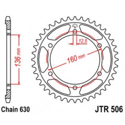 JT звезда задняя JTR506