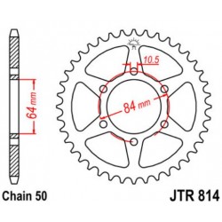 JT звезда задняя JTR814