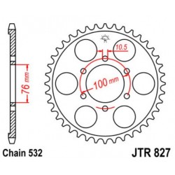 JT звезда задняя JTR827