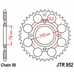 JT звезда задняя JTR852