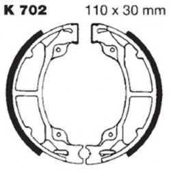 Колодки тормозные EBC K702