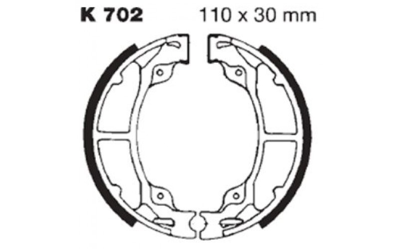 Колодки тормозные EBC K702