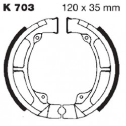 Колодки тормозные EBC K703