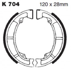 Колодки тормозные EBC K704