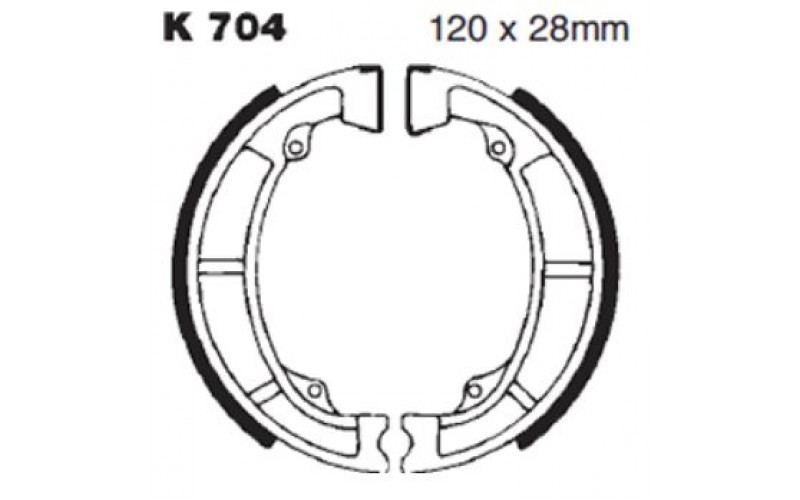 Колодки тормозные EBC K704