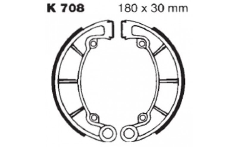 Колодки тормозные EBC K708