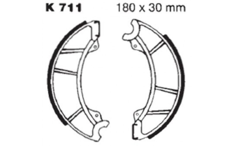 Колодки тормозные EBC K711