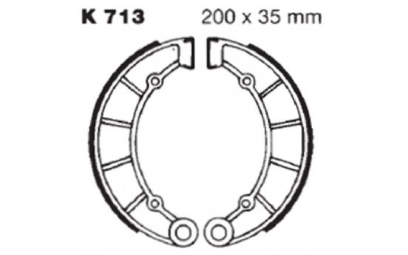 Колодки тормозные EBC K713