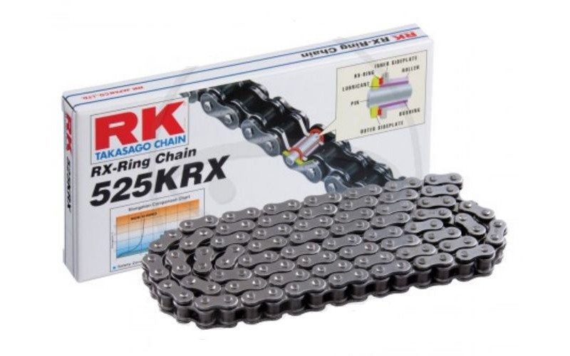 Приводная цепь, Япония, закрытая, RK X-RINGK 525KRX/108