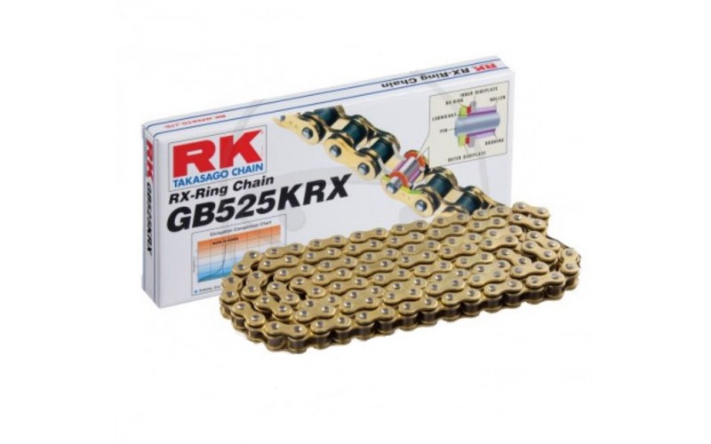 Приводная цепь, Япония, закрытая, RK X-RINGK GB525KRX/094