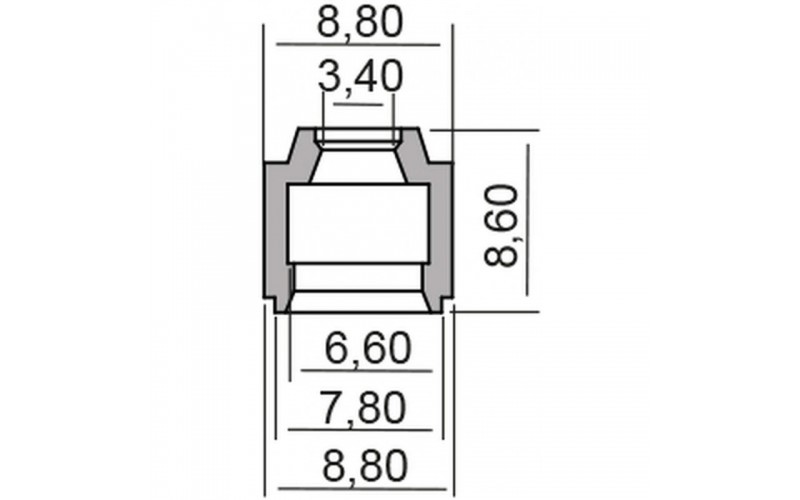 Сальник клапана RMS для scooter Yamaha 50 4t, Valve Stem Oil Seal 100669270 (5ST-E2119-00)