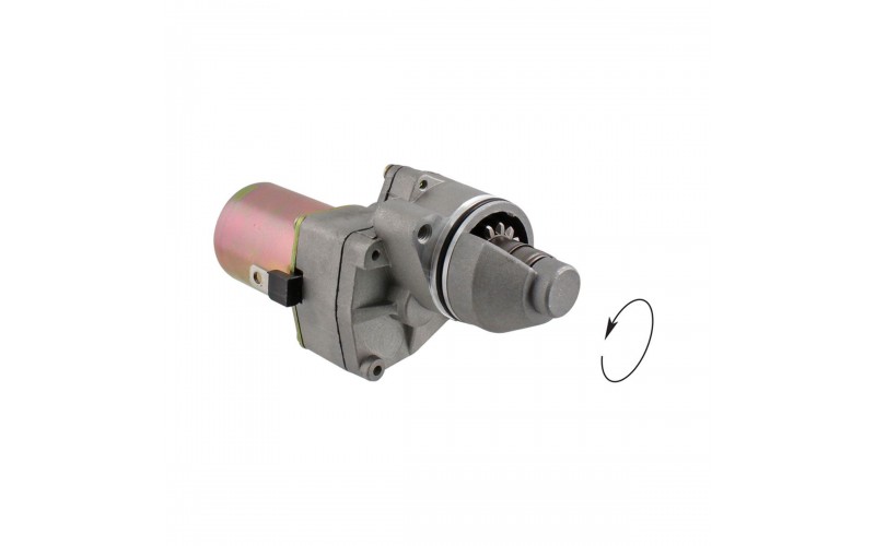 Стартер RMS для двигателя Minarelli AM6, starter motor 246390870 (AP8212367, 4YV-H1800-20-00, 4YV-H1800-00-00, 4YV-H1800-10-00, 5WX-H1800-00-00, 754536)