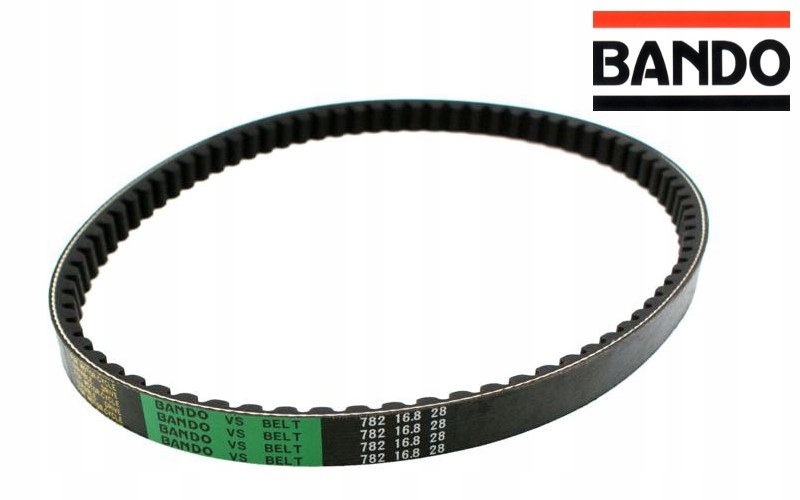 Ремень вариатора BANDO для Yamaha Giggle, Zuma 50i H2O 4T, Drive Belt  S02-014 (3B3-E7641-00-00)