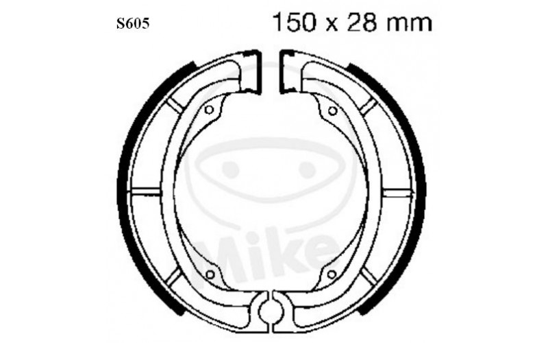 Колодки тормозные EBC S605