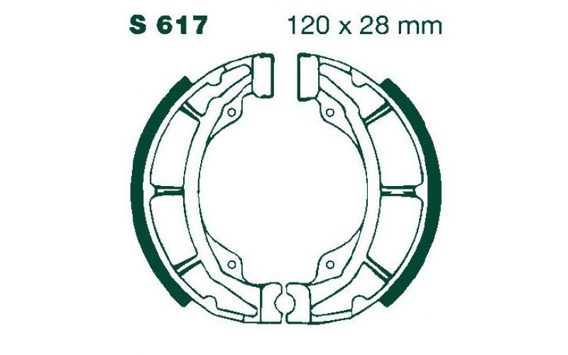 Колодки тормозные EBC S617