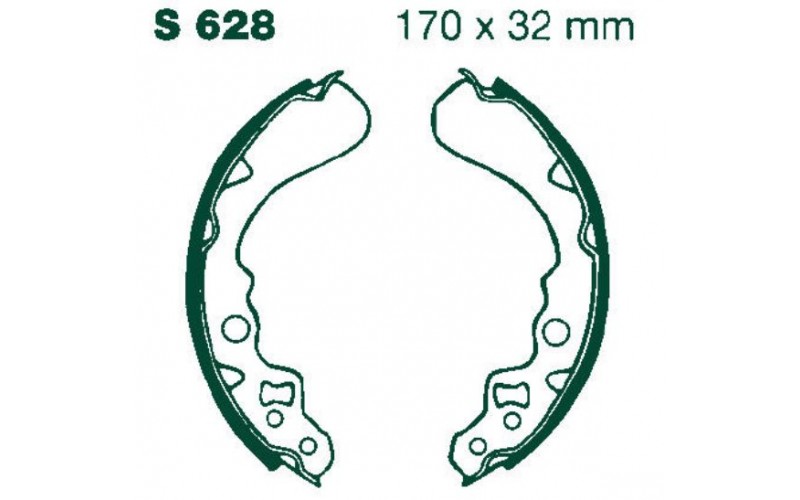 Колодки тормозные EBC S628