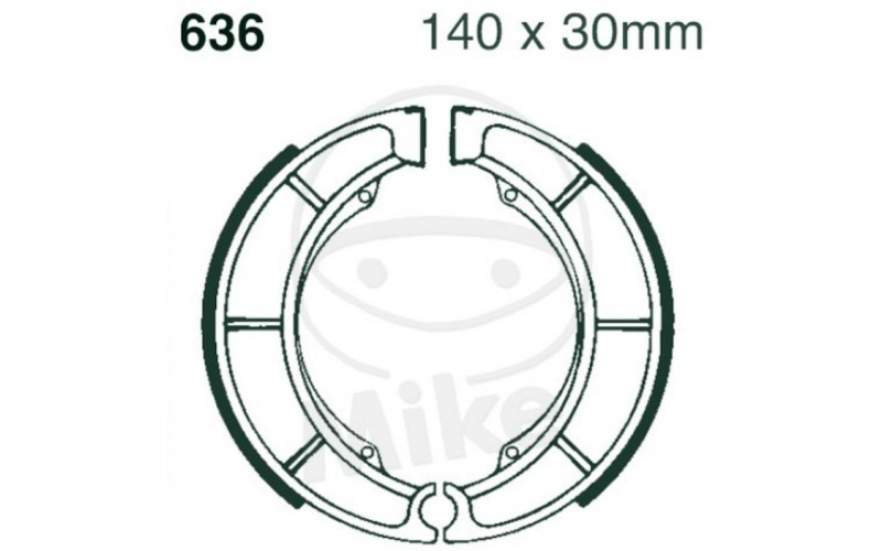 Колодки тормозные EBC S636