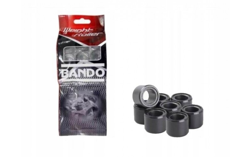 Ролики вариатора (28x20) (8x) BANDO для Honda Silver Wing FJS 400, 600, Variator Weight Set WR280-200 (22123-MCT-0030, 22123-MEF-D010-M1)