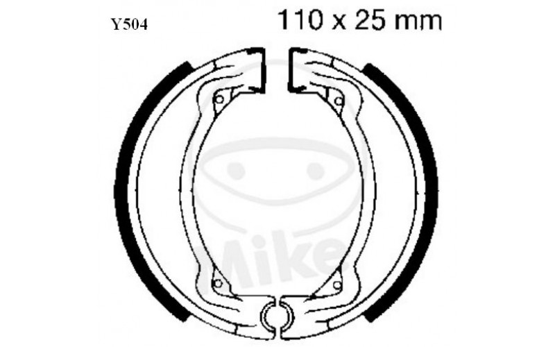 Колодки тормозные EBC Y504