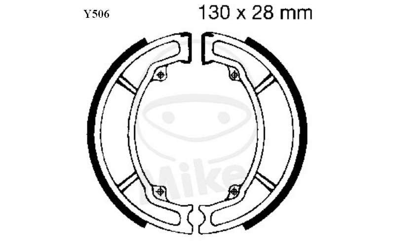 Колодки тормозные EBC Y506