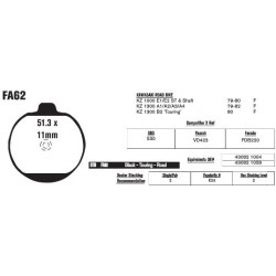 Колодки тормозные EBC Standard FA062